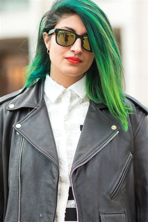 Rainbow Hair At Fashion Week Popsugar Beauty