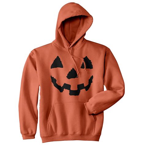 Unisex Pumpkin Face Hoodie Funny Jack O Lantern Halloween Hooded