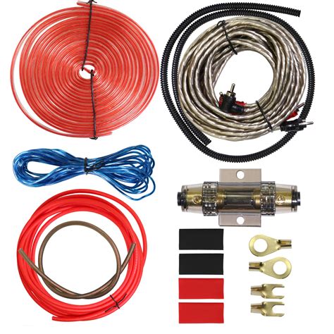 Buy 8 Gauge Car Amp Wiring Kit - Welugnal Amp Power Wire Amplifier
