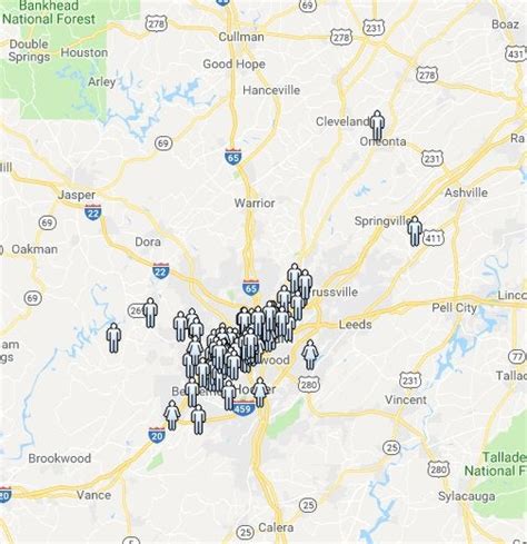 Birmingham Homicides In 2014 Map Birmingham