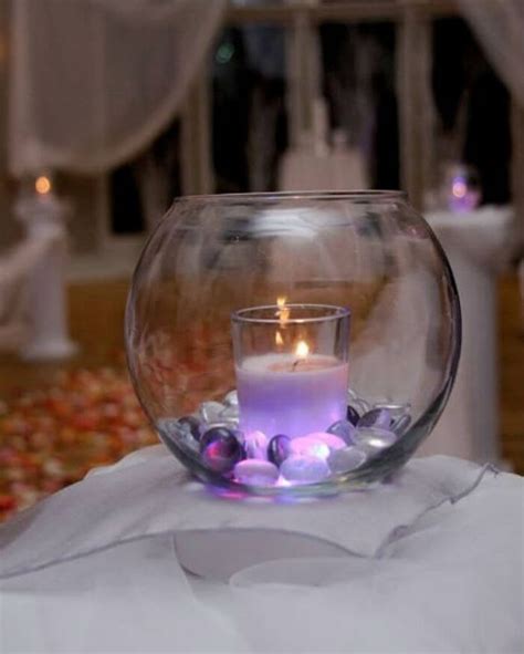 Diy Ideas 30 Decorative Candles For Valentines Day Glass Bowl
