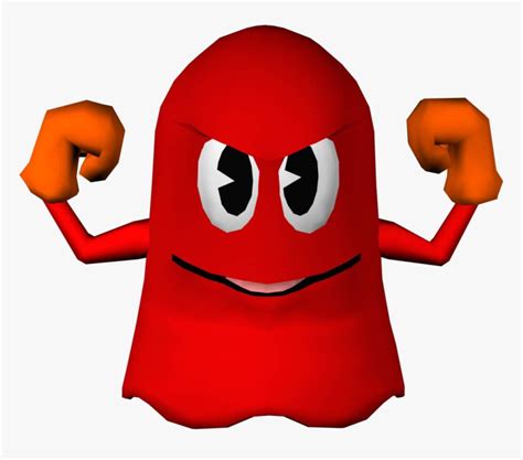 Pacman Ghost Red Color Variation Clipart Transparent Pac Man World 3