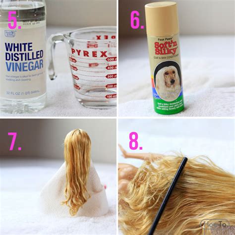 How To Fix Doll Hair Restore Tangled And Frizzy Hair Howto