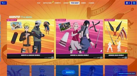 Epic Games Adds Naruto Skins To Fortnite Technology News The Indian