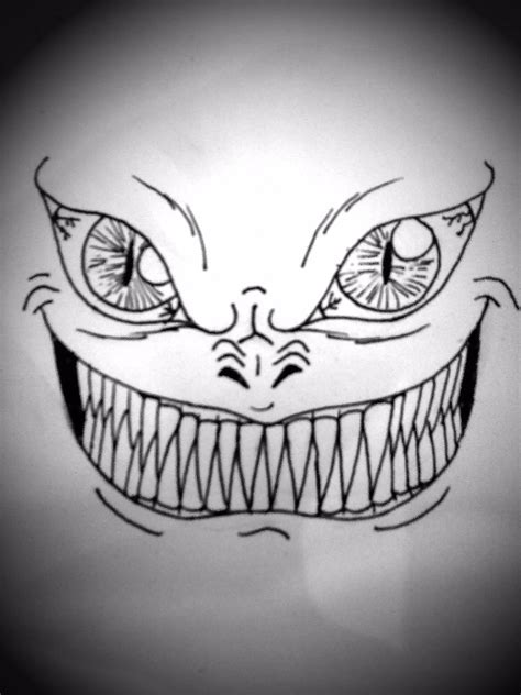 Drawing: scary face | Face drawing, Scary drawings, Scary faces