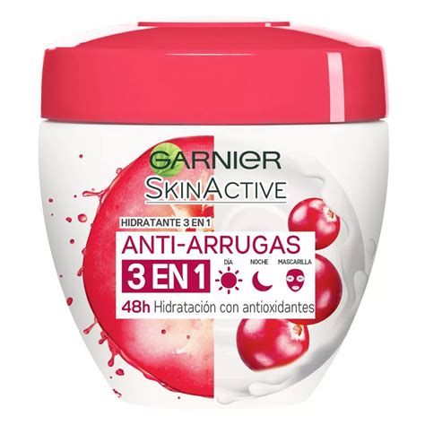 Garnier Skin Active Crema Facial Hidratante 3 En 1 Antiarrugas X 200ml