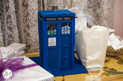 Doctor Who Card Box Tardis Wibbly Wobbly Timey Wimey Stuff Timey