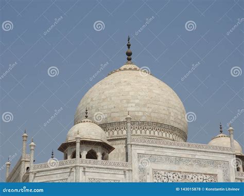 Close Up Details Taj Mahal Famous Unesco Historical Site Love