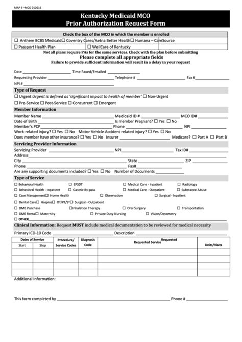 Printable Medicaid Forms Printable Forms Free Online