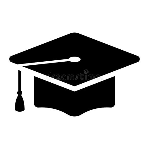 Graduation Or Graduate Icon Students Cap Education Vector