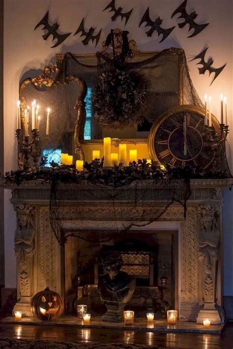 Spooky Fireplace Halloween Decoration Ideas To Give Your Home A Haunted