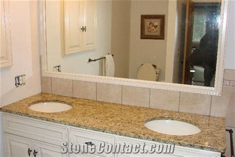 The foreground of your decor. Yellow Bathroom Vanity Top,Granite Bathroom Countertops ...