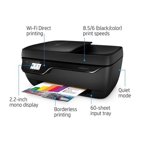 Hp Officejet All In One Printer Scanner Copier Fax Touchscreen Wireless