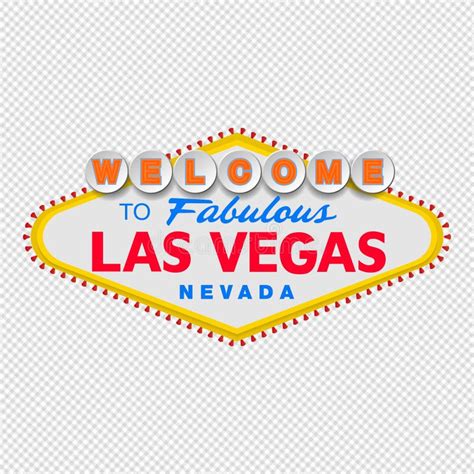 Classic Retro Welcome To Las Vegas Sign Simple Modern Flat Vector