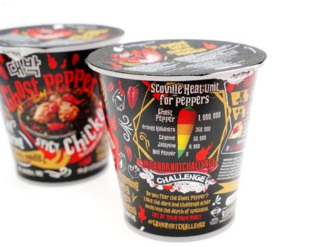 Spiciest ghost pepper noodles challenge!! PinkyPiggu: Daebak Ghost Pepper Spicy Chicken Noodles! The ...