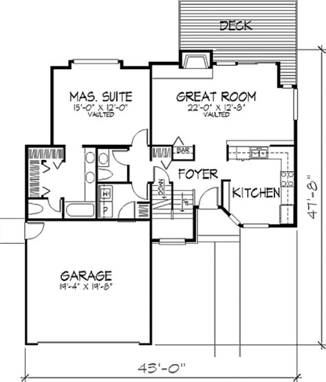 And yet australians now have the largest average house sizes in the world. House Plan - 3 Beds 2.5 Baths 1600 Sq/Ft Plan #320-349 ...