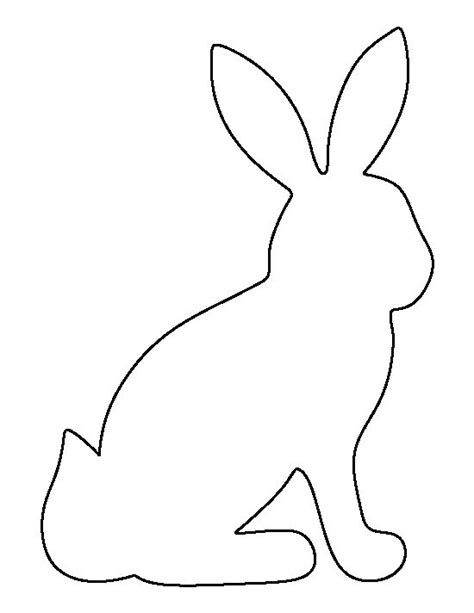 The cute and adorable bunny is a favorite among children. Pin by Muse Printables on Printable Patterns at ...