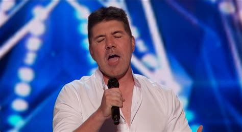 simon cowell sings for first time in this video brit pop news