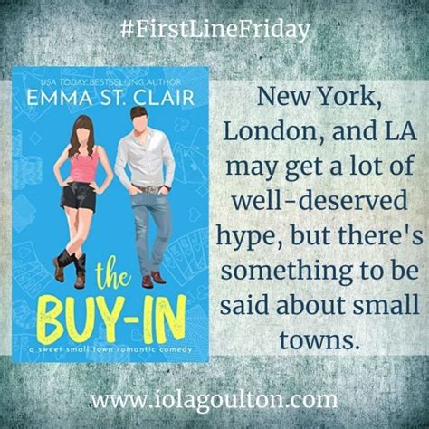 first line friday week 239 the buy in by emma st clair
