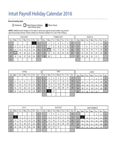 2020 State Payroll Calendar