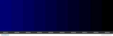 Shades Of Navy 000080 Hex Color Shades Of Dark Blue Dark Blue Paint