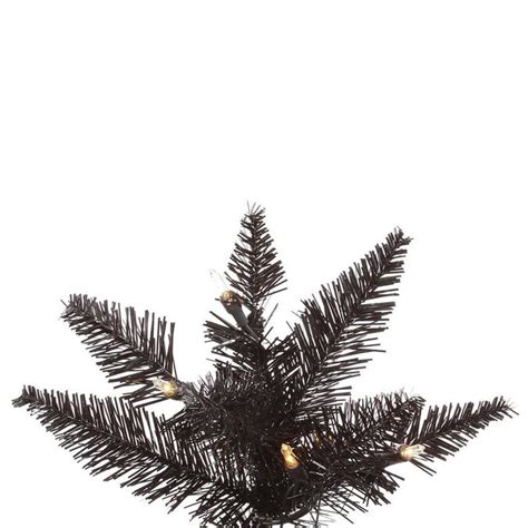 Vickerman 65 Ft Pre Lit Traditional Slim Black Artificial Christmas