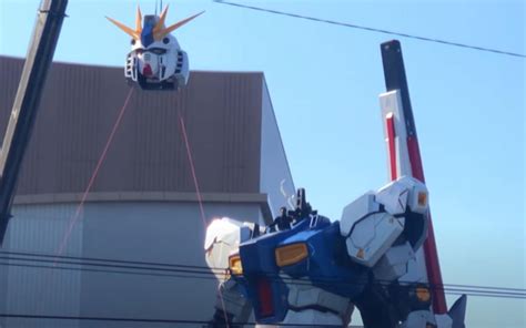Japans Latest Life Sized Gundam Statue Is Almost Complete