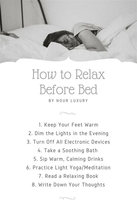 How To Relax Before Bed Tips To Help You Unwind Relax Things To Do