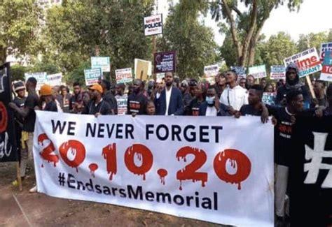 Police Fire Teargas At Endsars Memorial Observers As Falz Macaroni Sowore Address Protesters