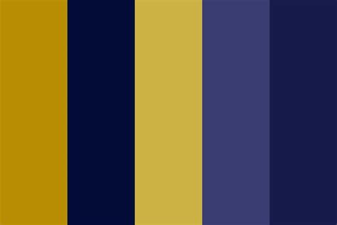 30 Blue And Gold Palette
