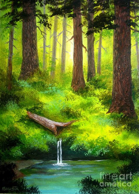Forest Fantasy Painting By Shasta Eone Pixels