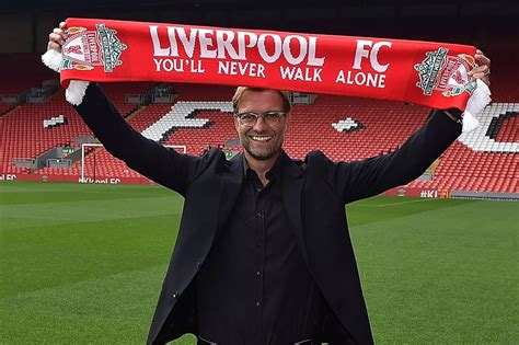Jurgen Klopp Is Unveiled As Liverpools New Manager At Anfield Mirror