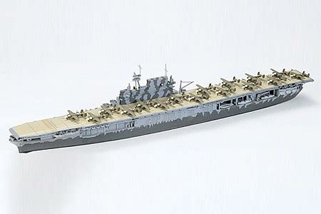 Tamiya Uss Hornet Aircraft Carrier Waterline Plastic Model Military Ship Kit Scale