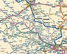 Mapas Detallados de Montpellier para Descargar Gratis e Imprimir