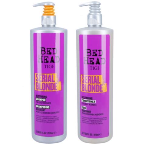 Tigi Bed Head Serial Blonde Duo Shampoo 970 Ml Conditioner 970 Ml