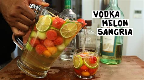 Vodka Melon Sangria Tipsy Bartender