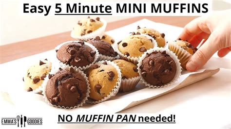 5 Minute Mini Muffin Bites No Pan Needed Back To School Recipe