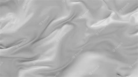 Premium Photo White Satin Fabric With Crumpled Silk