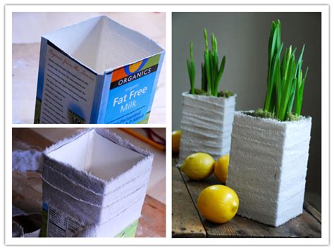 How To Turn Milk Carton Into Beautiful Planters Diy Tag