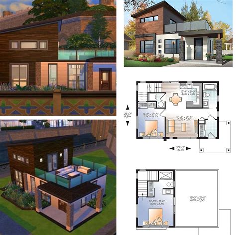 Even though sims in the sims 4 are much more smarter and can get out of the pool without ladders, it'll still look more nicer if you add them. Design from a floorplan I found online : Sims4