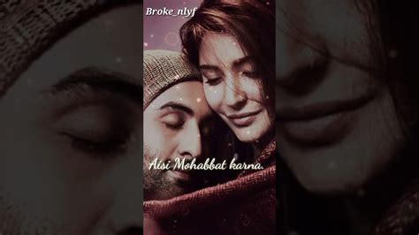 First half approach of love and film is ahead of time and second half belongs to gone era in dialogues as second female lead is a 'shayera' but behaviors and dresses wise again ultra modern, who doesn't blink for a second to be intimate with. Ae Dil hai mushkil |sad dialogue|WhatsApp status| - YouTube