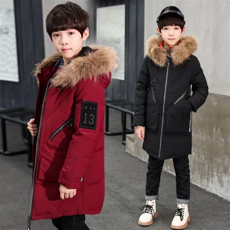Boys Winter Coat Baby Boys Clothes Kids Warm Outerwear Children Coats