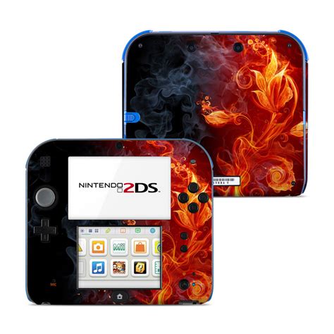 Nintendo 2ds Skin Flower Of Fire By Gaming Decalgirl