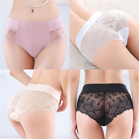 2020 Sexy Lace Women Underwear Panties Briefs Lace Lingerie Plus Size Women Seamless Panties