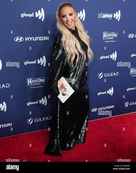 Gigi Gorgeous Arrives At The 34th Annual Glaad Media Awards Held At The