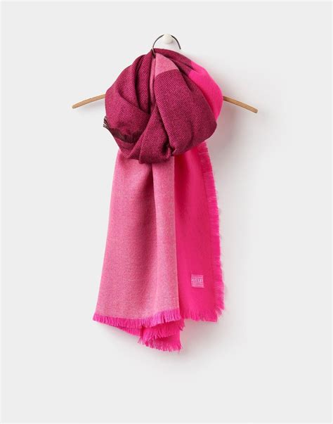 True Pink Womens Berkley Scarf Size One Size Joules Uk Women Scarf Classic Scarf