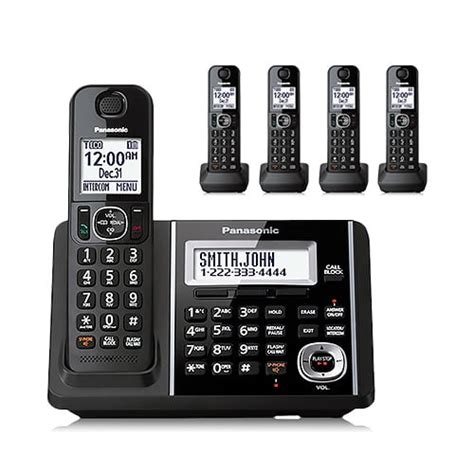 Panasonic Kx Tgf345b Expandable Cordless Phone W Answering Machine 5