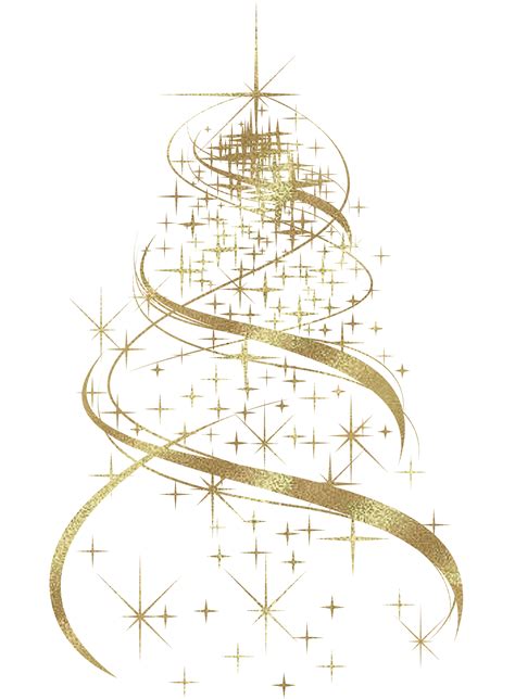 Transparent Golden Christmas Tree Decoration PNG Clipart ...