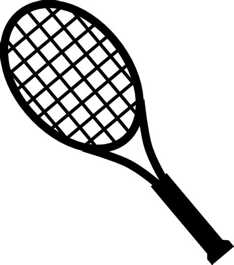 Tennis Racquet Vector Clipart Best