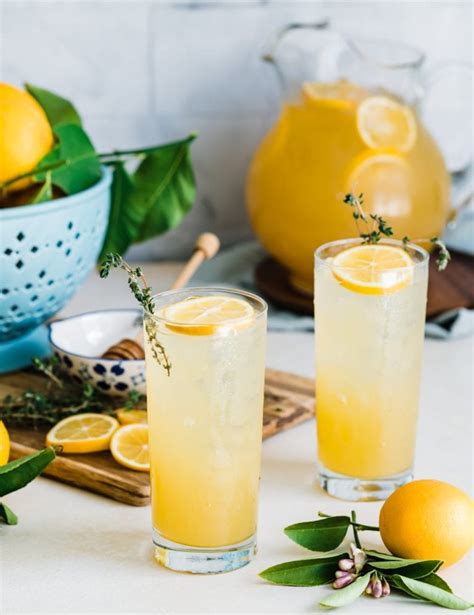 Honey Thyme Meyer Lemon Lemonade